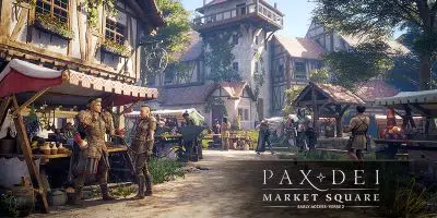 Targowisko w Pax Dei