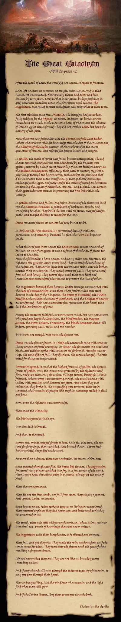 Pax Dei: Ostatnie słowa skryby Theloniusa - Część VI