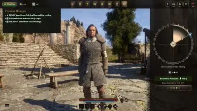 Menu łaski w Pax Dei