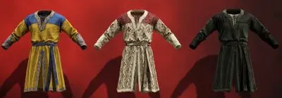 Męskie tuniki w Pax Dei