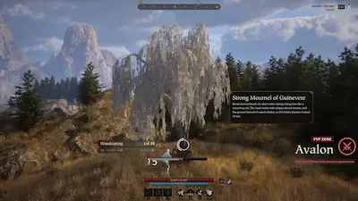 Drzewo Mournel w Pax Dei